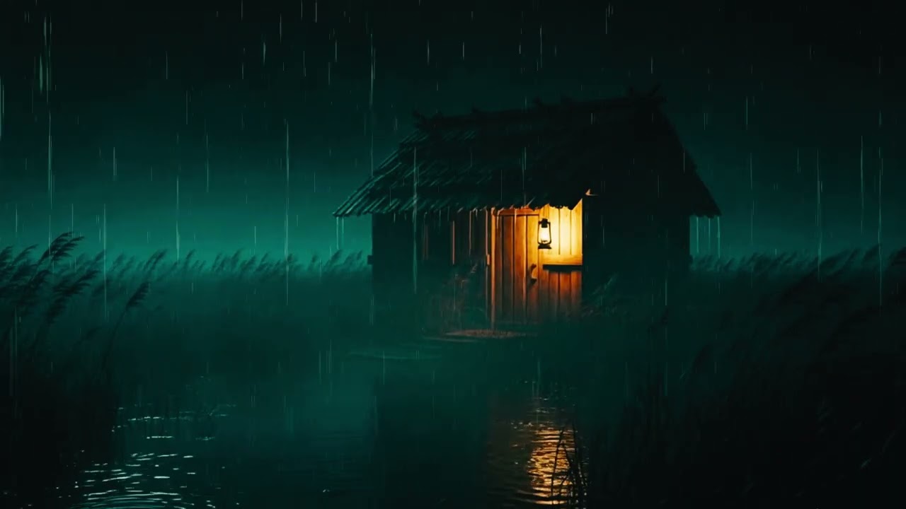 Heavy Rain & Thunder Sounds | Fall Asleep Instantly ⚡ Deep Sleep Storm Ambience