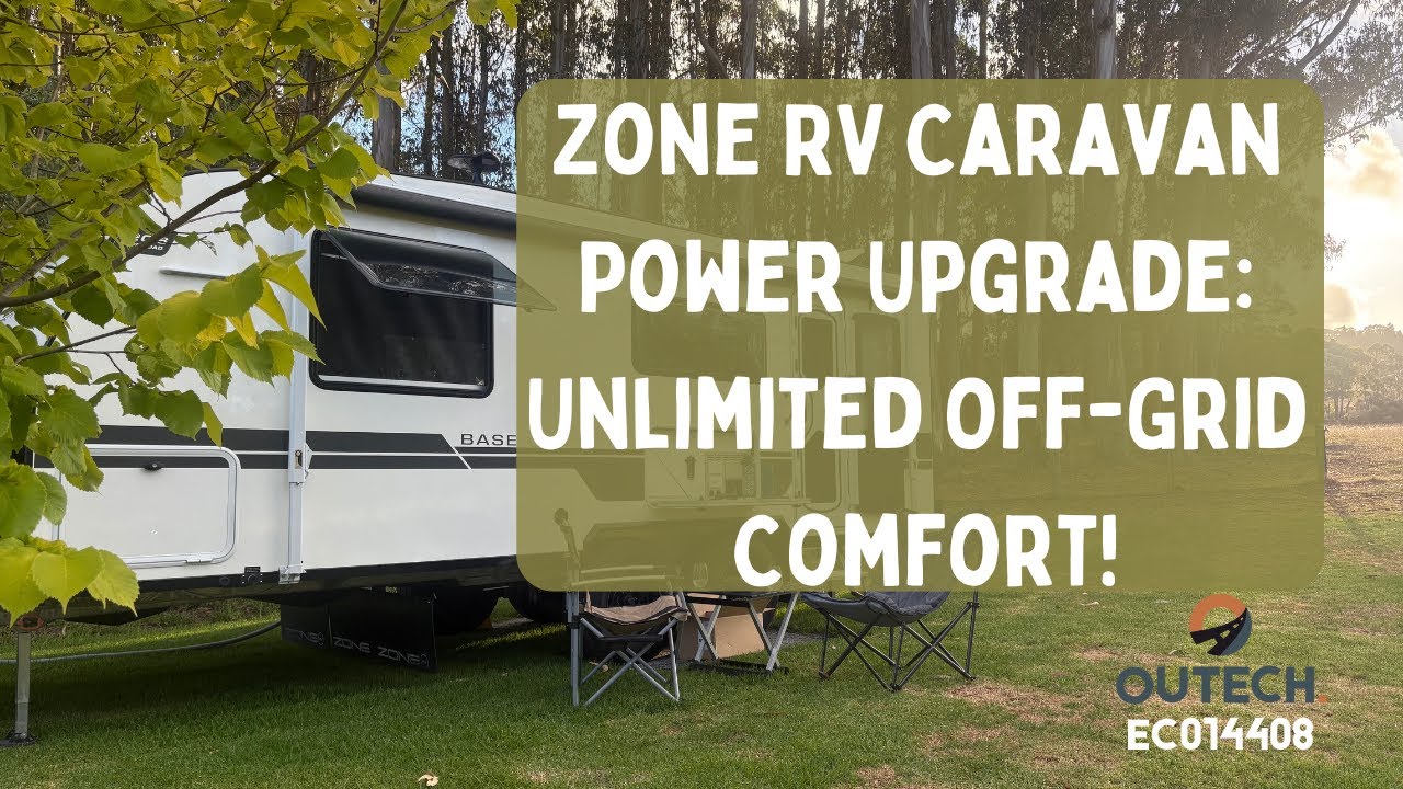 Система кондиционирования Zone Caravan с литиевой батареей и солнечными батареями, кондиционер, и...