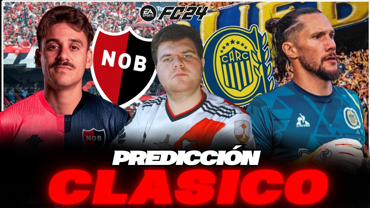 ¿QUIÉN MANDA EN ROSARIO? Predicción de Newell´s Old Boys vs Rosario Central | FC 24 | Dinando912