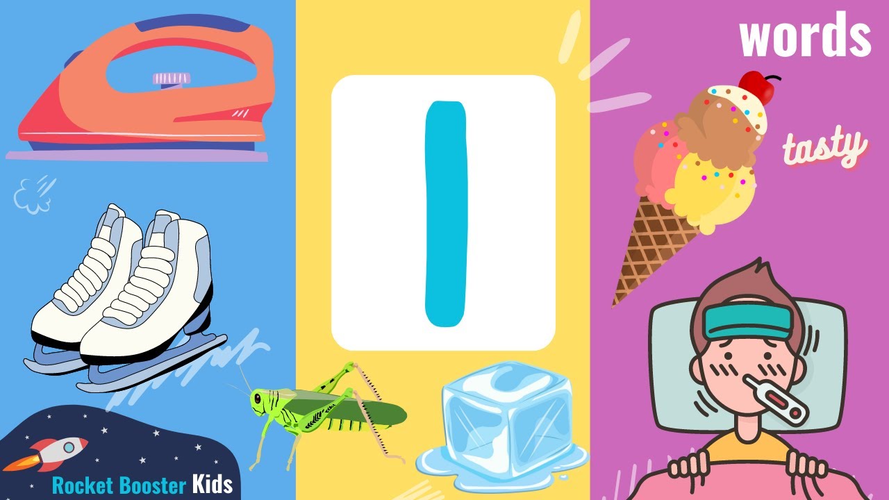 Letter I Words | Explore English Words | Kids First Words