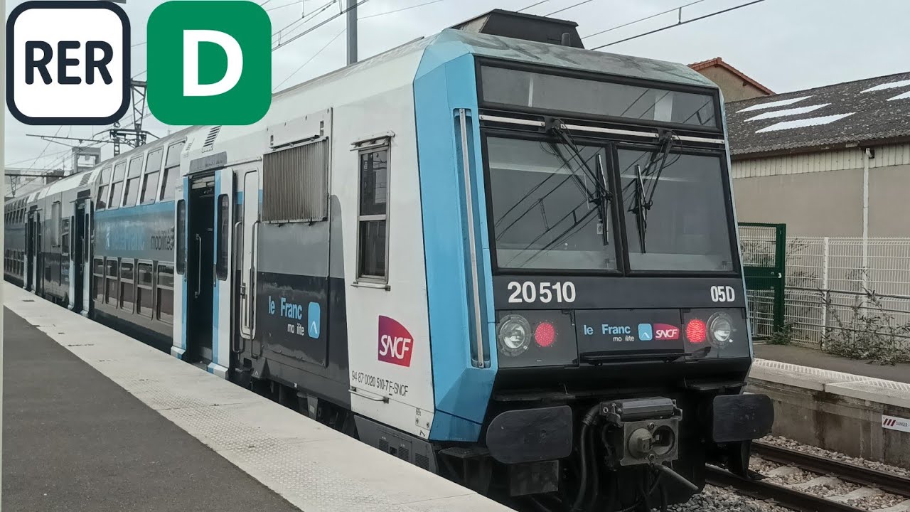 [RER D] Corbeil Essonnes - Le Bras de Fer Évry Génopole Z20500 IDF-Mobilités