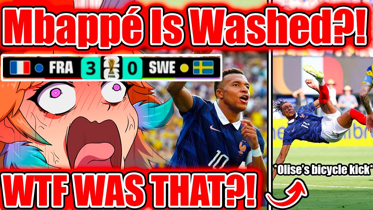 Kiara's Priceless Reaction To France's 3-0 Win Over Sweden