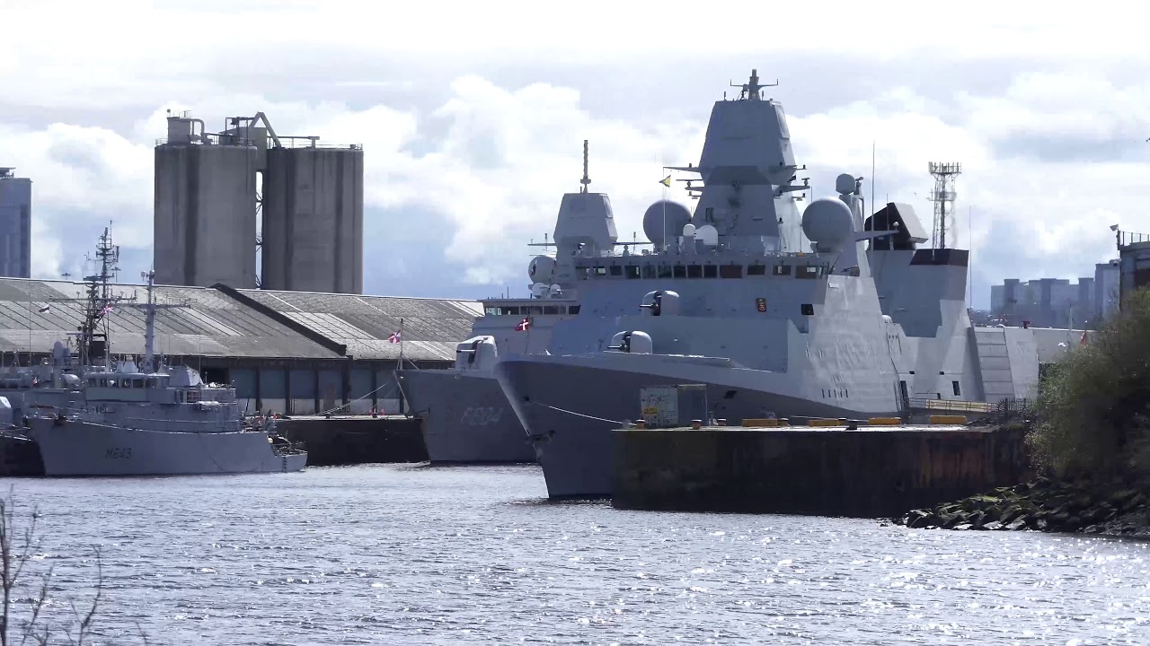 Exercise Joint Warrior 19-1 KGV Glasgow [4K/UHD]