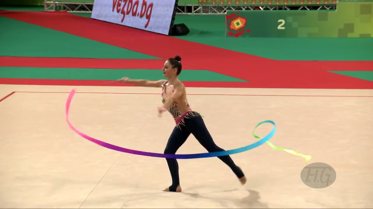 ARBOLISHVILI Ketevan (GEO) - 2022 Rhythmic Worlds, Sofia (BUL) - Qualifications Ribbon