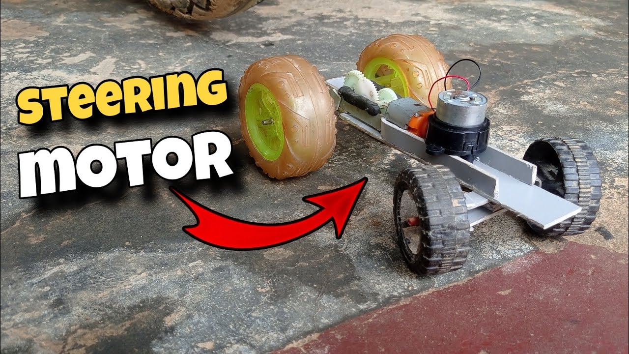 How To Make Rc Tractor Steering | Tractor Model Steering | Front Axle With Steering