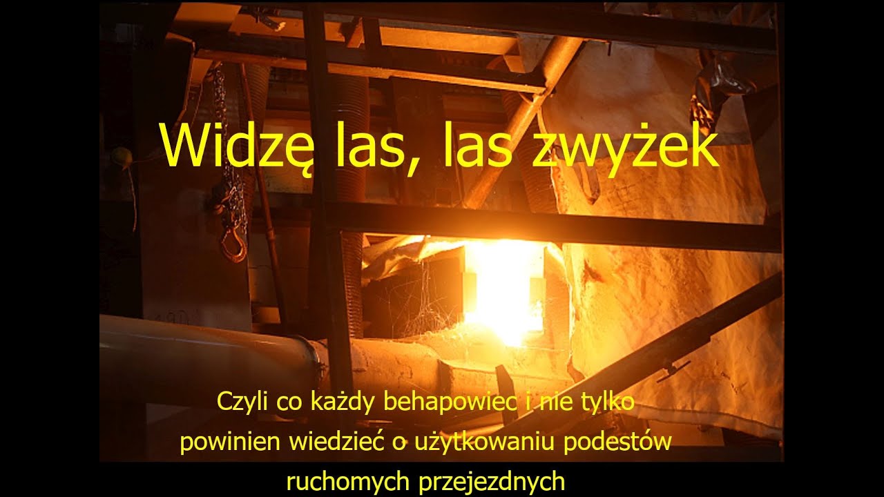 Prelekcja las zwyżek, czyli co każdy użytkownik o pracy w zwyżce wiedzieć powinien.