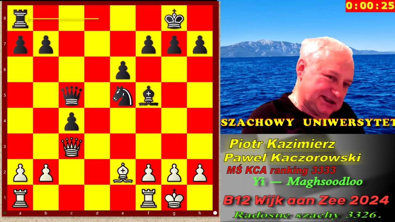 Szachy. Wijk ann Zee 2024 (24). B12. RS.3326.