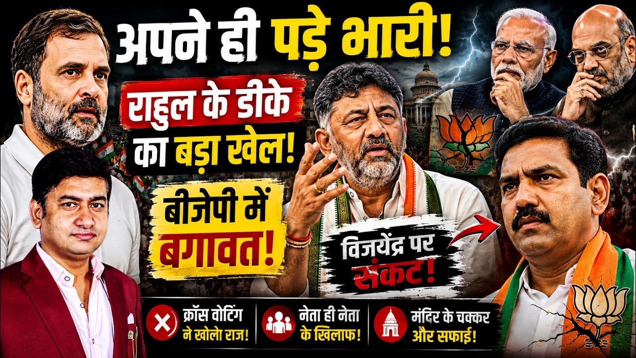 DK Shivakumar | Priyanka Gandhi | The Rajneeti | B. Y. Vijayendra | Rahul Gandhi | Congress | BJP