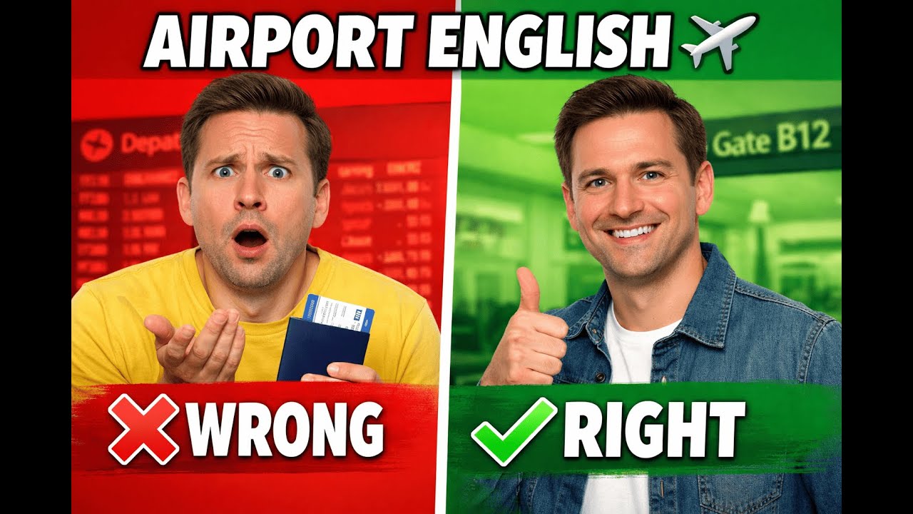 What To Say at the Airport (Easy English Dialogues)