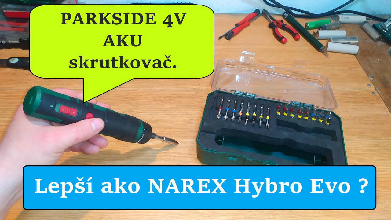 PARKSIDE Aku skrutkovač PASS 4 A1 s̶ ̶b̶i̶t̶m̶i̶   Nový kráľ pomeru ceny a výkonu !