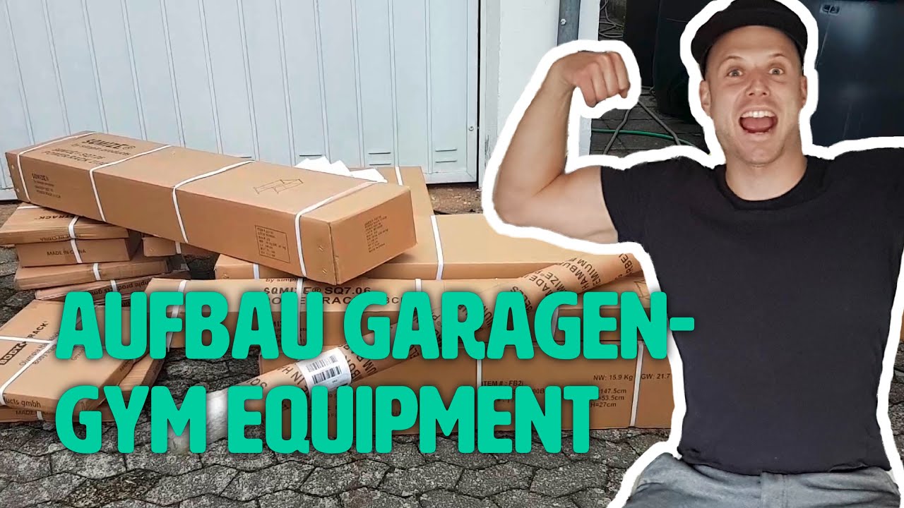 Aufbau Garagen-Gym Equipment - SQMIZE® Power Rack mit Latzugstation  [Mein HomeGym 1.0 - Teil 2]
