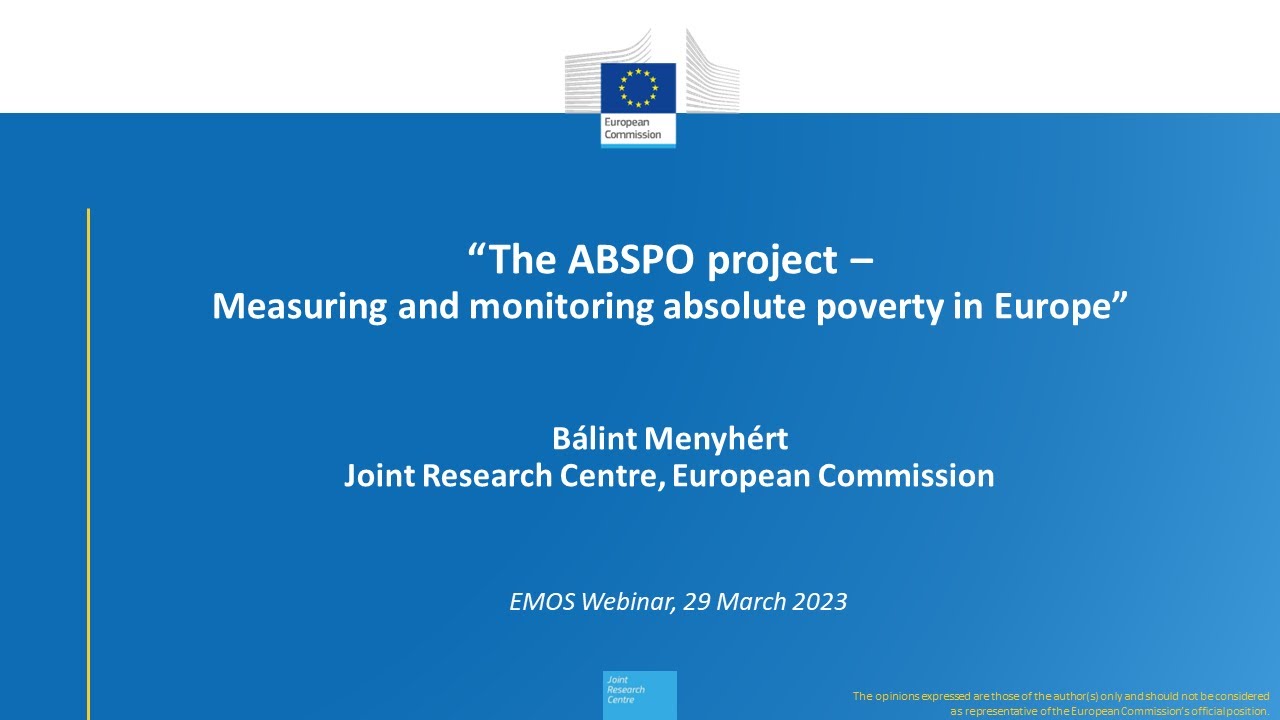 Measuring and monitoring absolute poverty