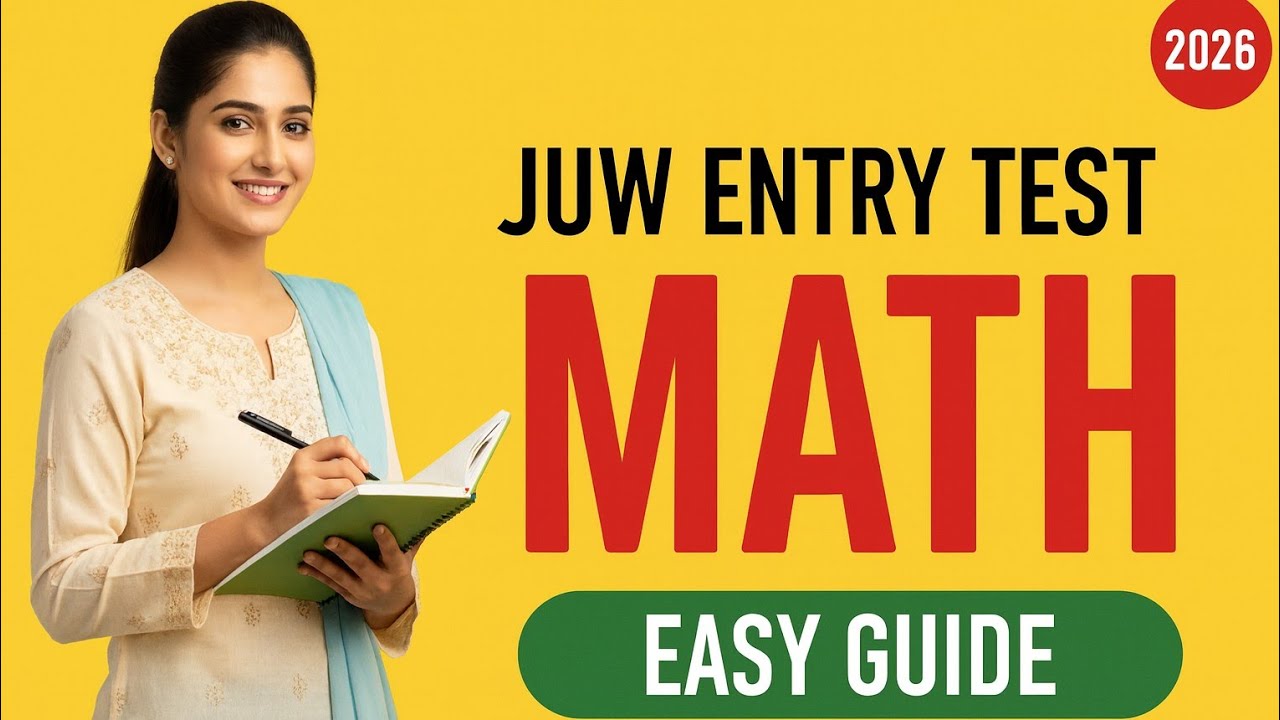 Jinnah University for Women Entry Test 2026 | Math Section Complete Preparation