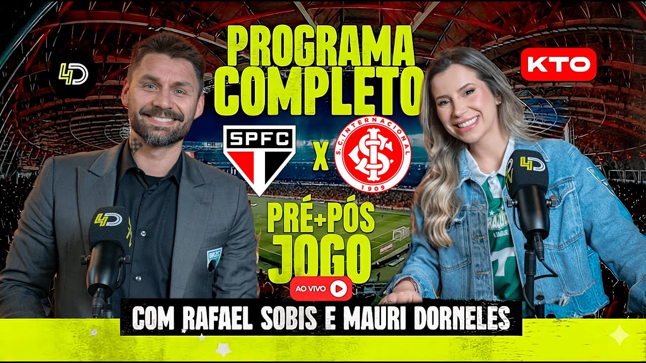 PÓS-JOGO SÃO PAULO 3 X 0 INTER - AO VIVO - 4DTV