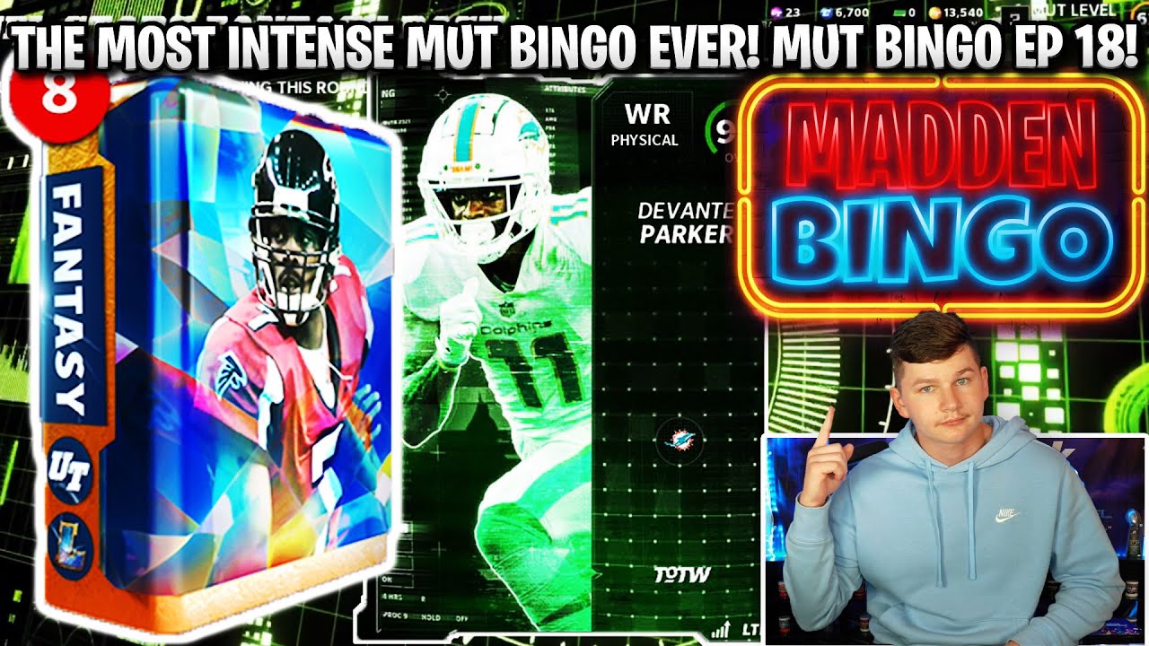 THE MOST INTENSE MUT BINGO EVER! MUT BINGO EPISODE 18! | MADDEN 22 ULTIMATE TEAM