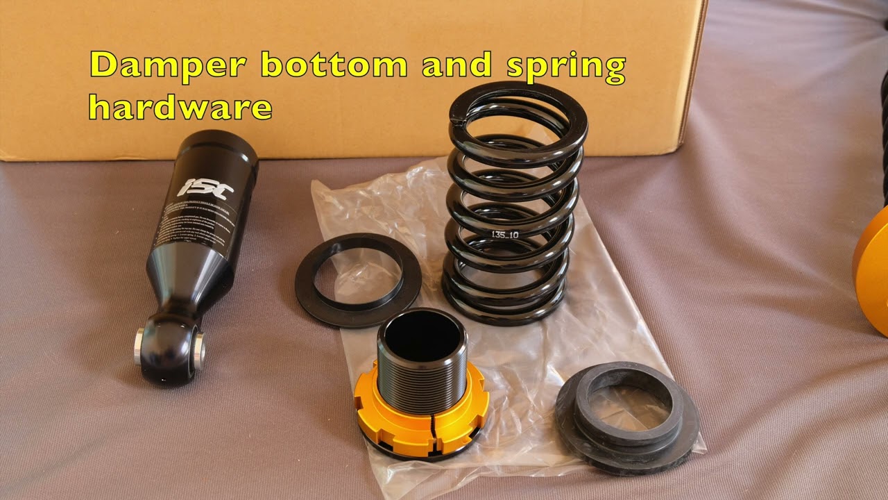 BMW e36 Coil Over hardware  ISC Suspension N1 Street unbox