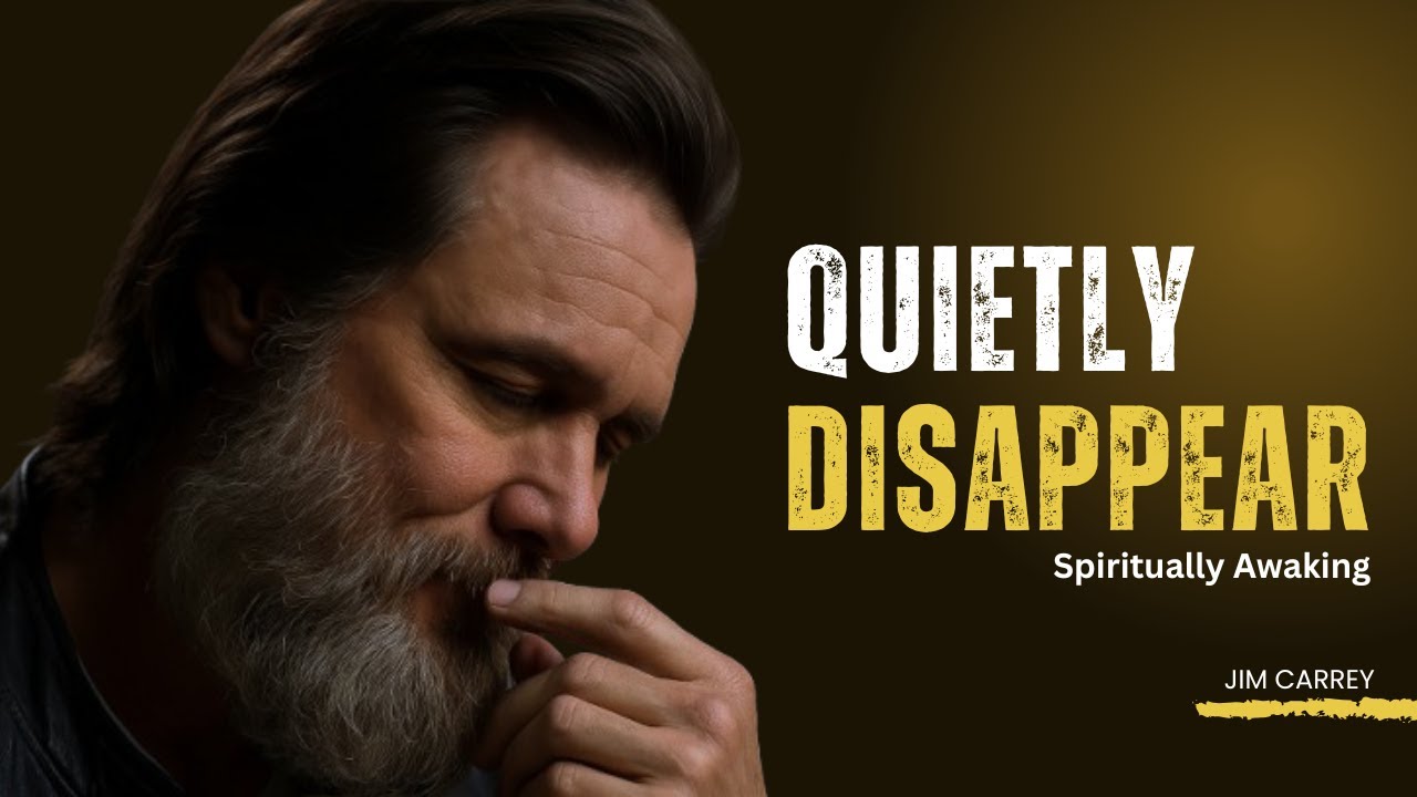 WHY SPIRITUALLY AWAKE PEOPLE ARE DISAPPEARING FROM SOCIETY - in Jim Carry's Motivational Speech