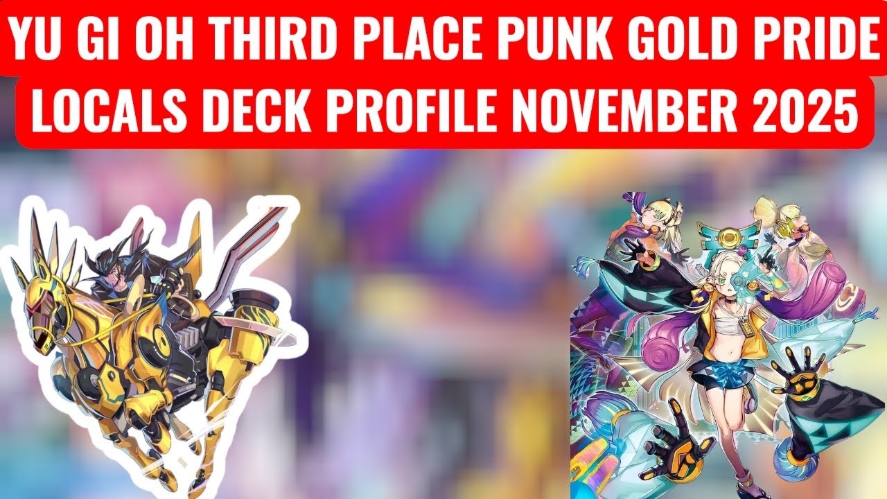 YU GI OH, ТРЕТЬЕ МЕСТО, PUNK GOLD PRIDE LOCALS, ПРОФИЛЬ КОЛОДЫ, НОЯБРЬ 2025 #yugioh#yugiohtcg#dec...