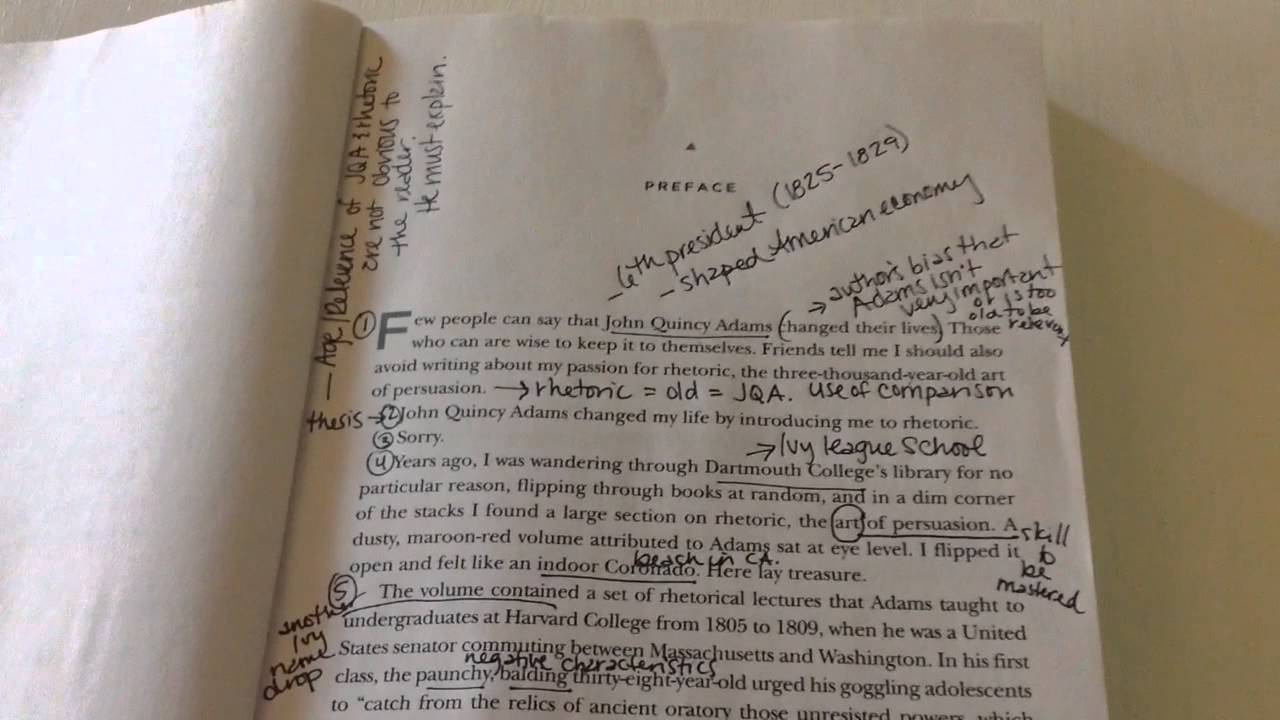 AP Lang Annotation Tutorial