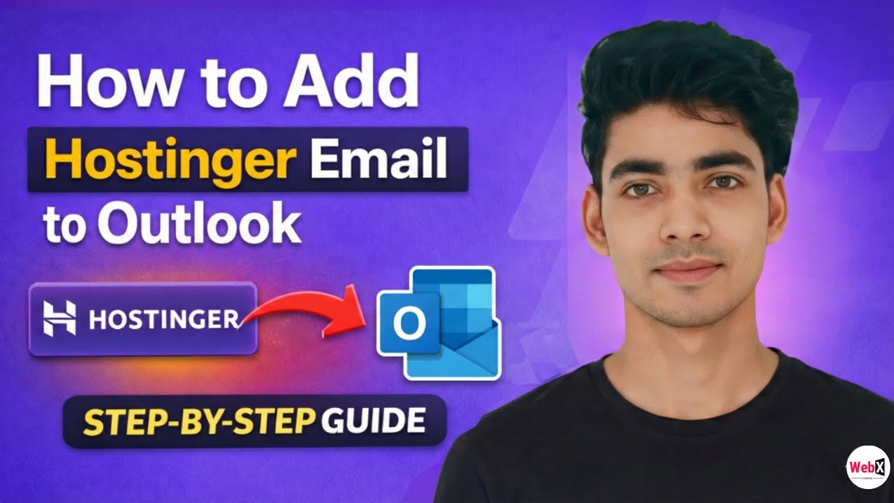 How to Connect Hostinger Email to Outlook (2026) | Add Business Email Easily 🔥