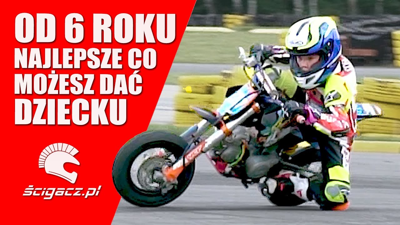 Pit Bike na Torze Modlin. Nie wychowuj dziecka. Pomóż mu znaleźć pasję, wychowa się samo.