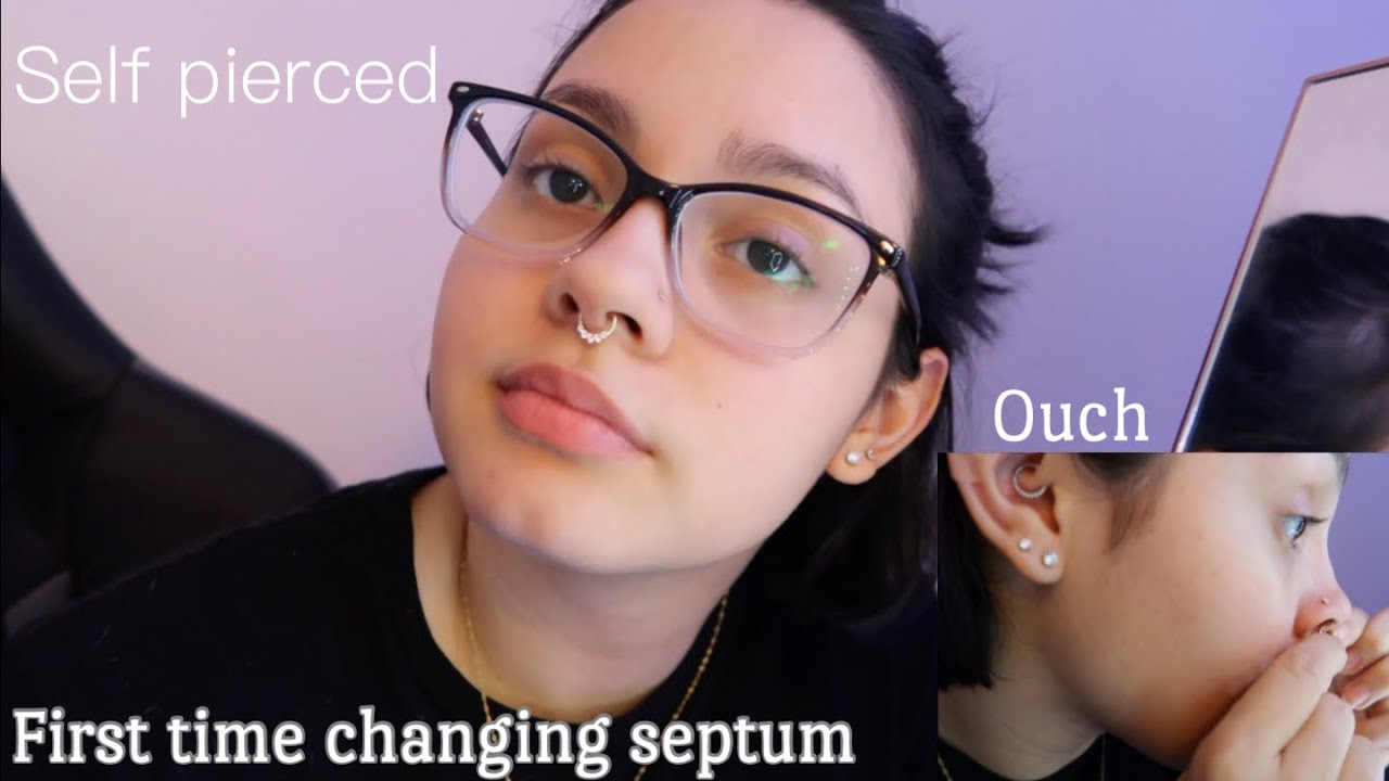 Changing My Septum Piercing For The First Time