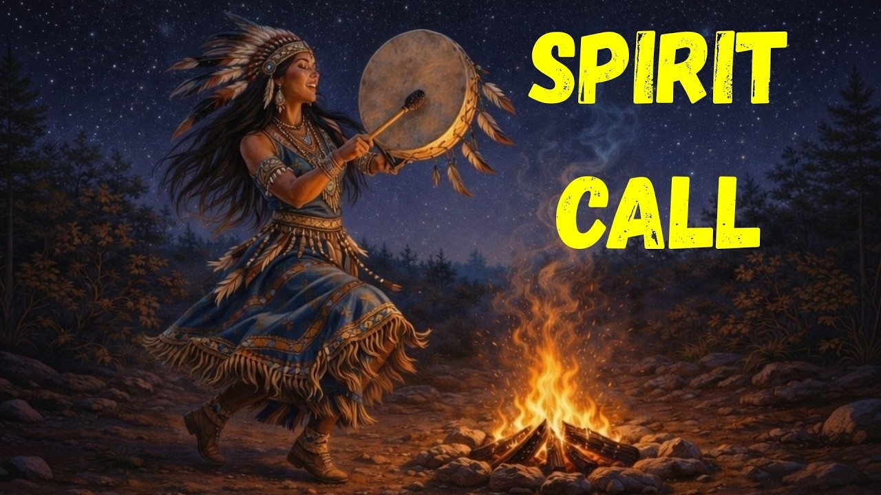 She Called the Spirits 🔥 Shamanic Night Ritual Under the Stars