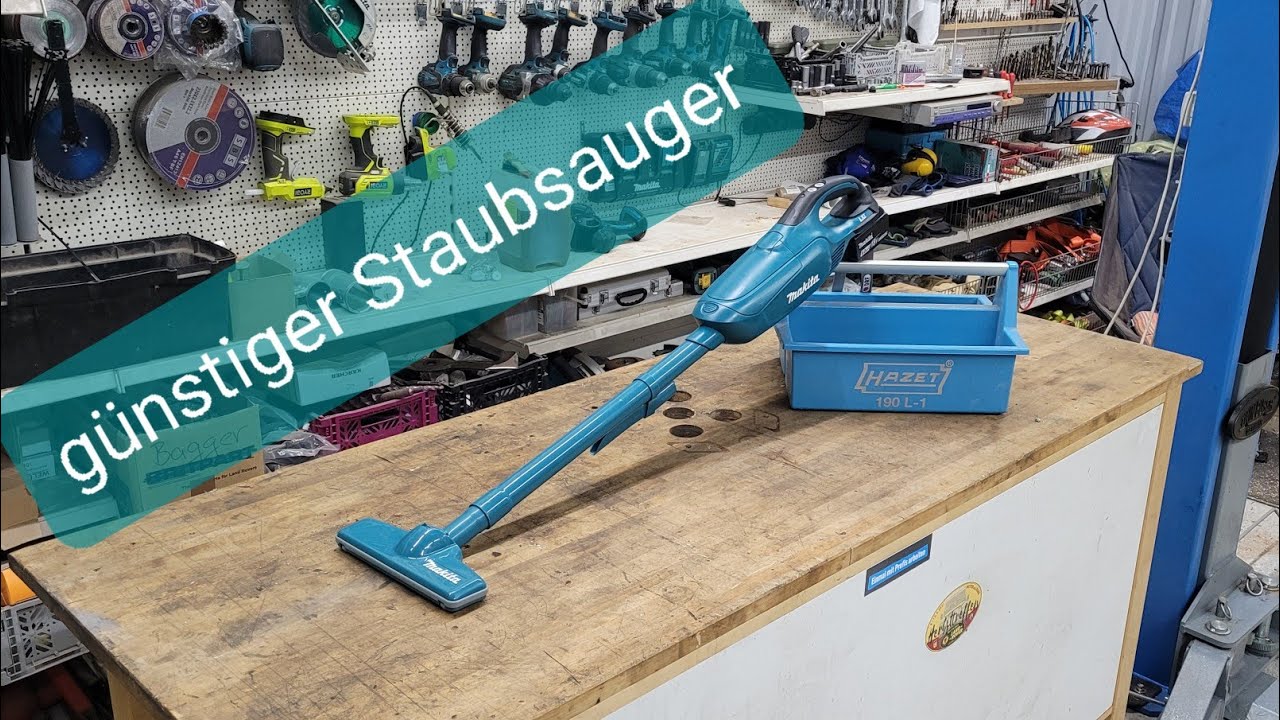 Makita 18V Akku-Staubsauger DCL182Z | Vergl.m. DCL280FZ, DCL281FZ | Hazet Makita-Akku-Werkzeugbox