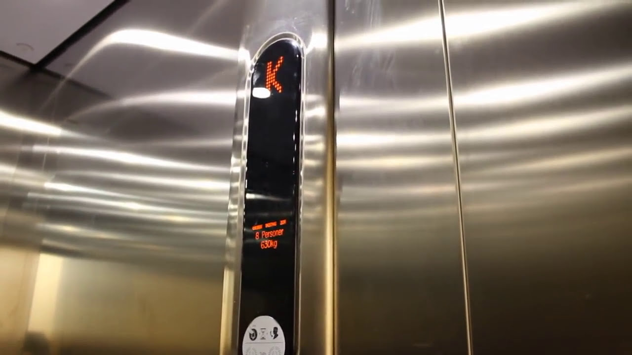 KONE MonoSpace MRL Traction elevator @ Torehundsgate 42, Narvik, Norway.