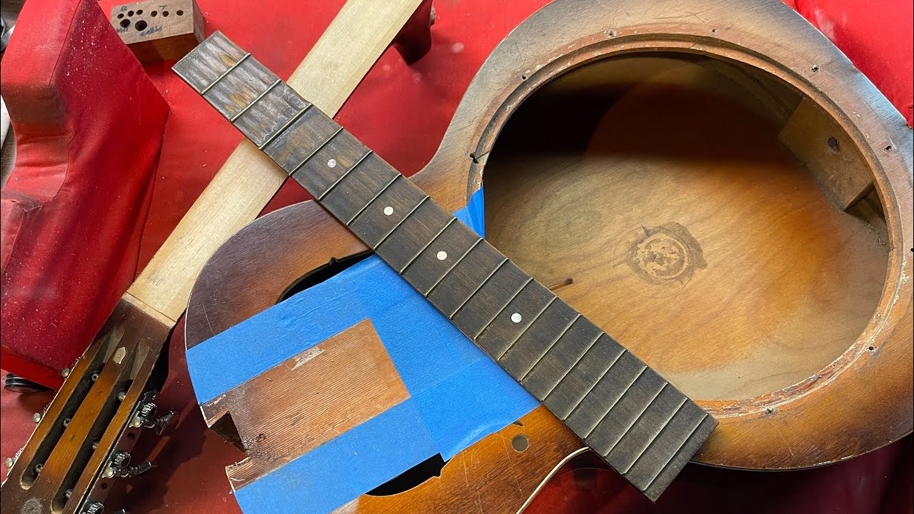 1935 Regal made Dobro branded Resonator Guitar Restoration pt2