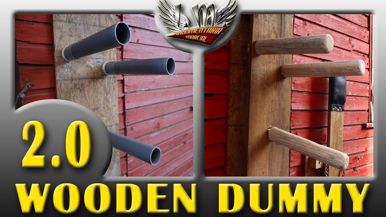 Como hacer Wooden Dummy de pared Muy fácil