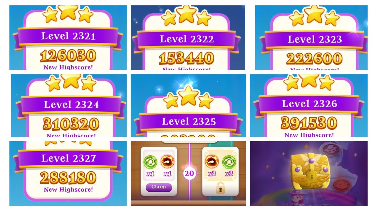 select chapter 118 👈 bubble witch 3 saga gameplay level up ( get boosters free )