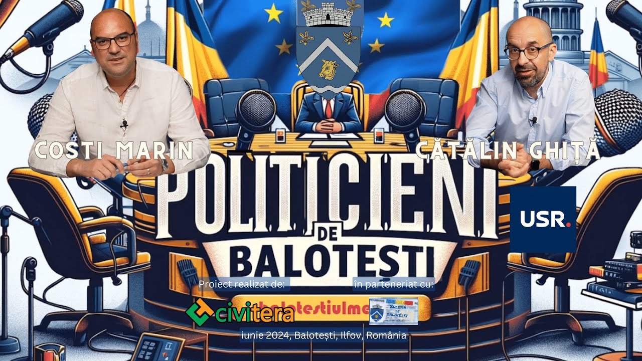 Cătălin Ghiță, candidatul Partidului USR la funcția de Primar al comunei Balotești, Ilfov