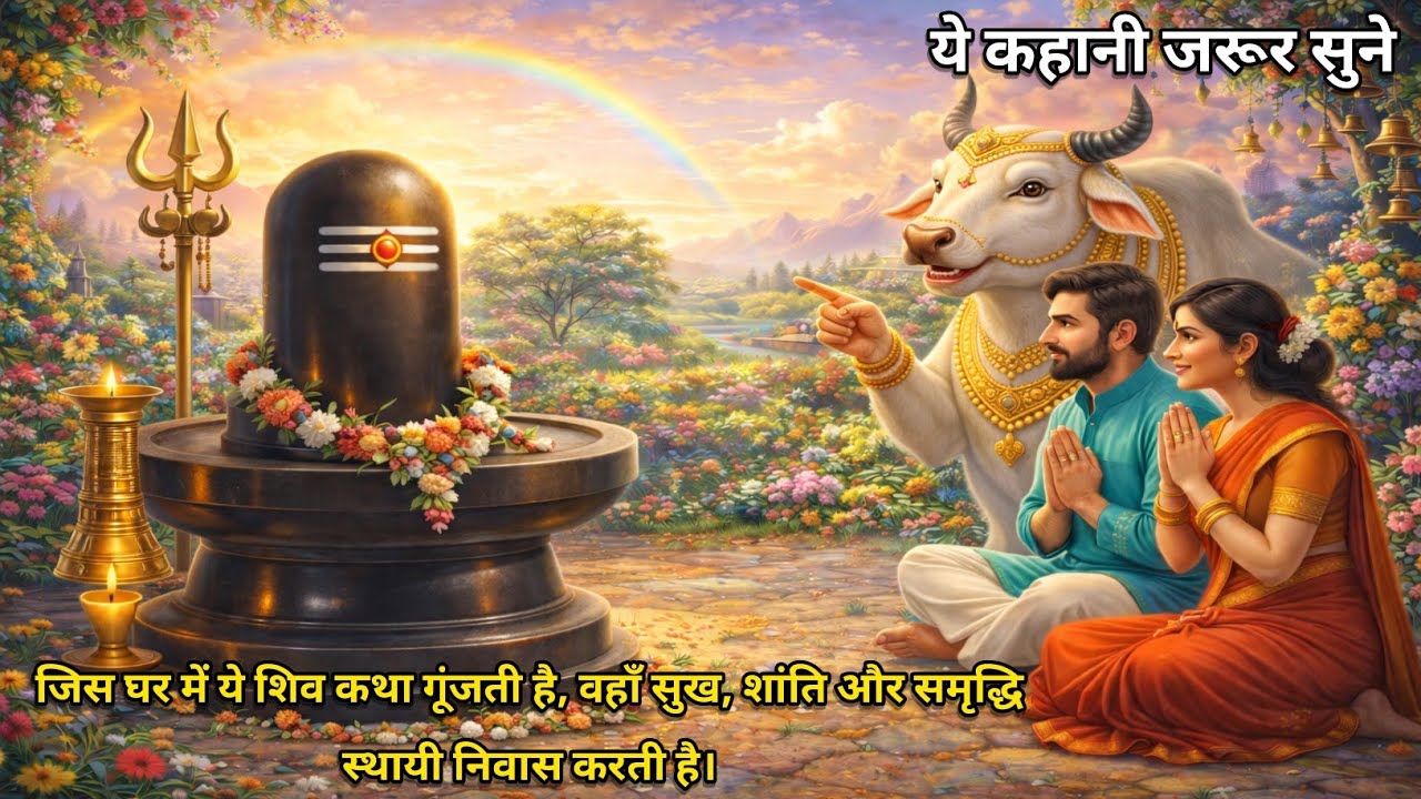 जिस घर में यह कथा सुनी जाती है, वहां साक्षात् शिव-शक्ति का वास होता है | Shiv Katha | Must Watch| 