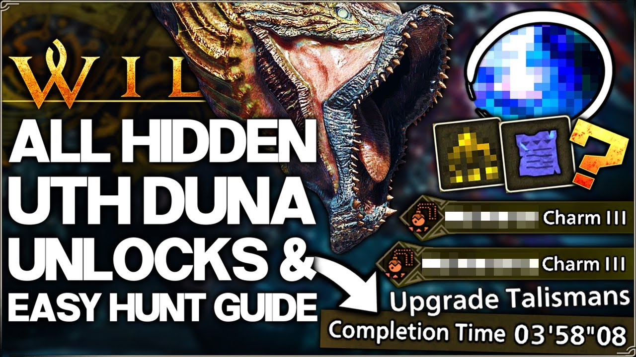 Monster Hunter Wilds - Arch Tempered Uth Duna Secret Armor Unlocks, New Attacks & Easy Hunt Guide!