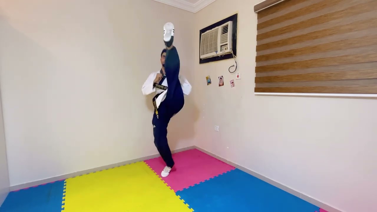 تعلم اساسيات التايكوندو اختبار الحزام الاصفر مع كابتن انس اوزون #taekwondo #تمرين_ياكبير #yearofyou