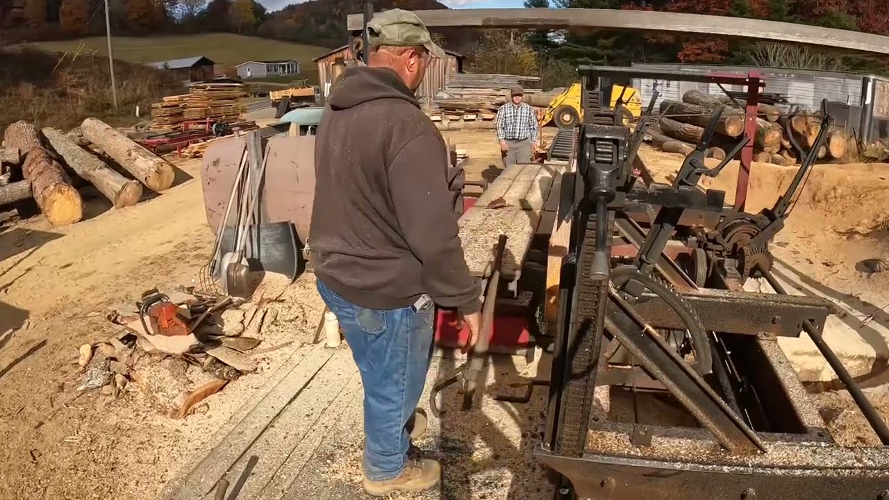 Boss Lady Shows Up To The Sawmill
