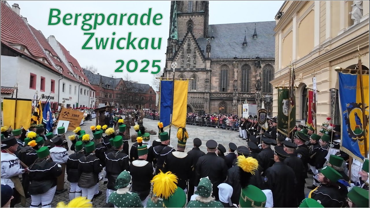 Bergparade und Weihnachtsmarkt Zwickau 2025