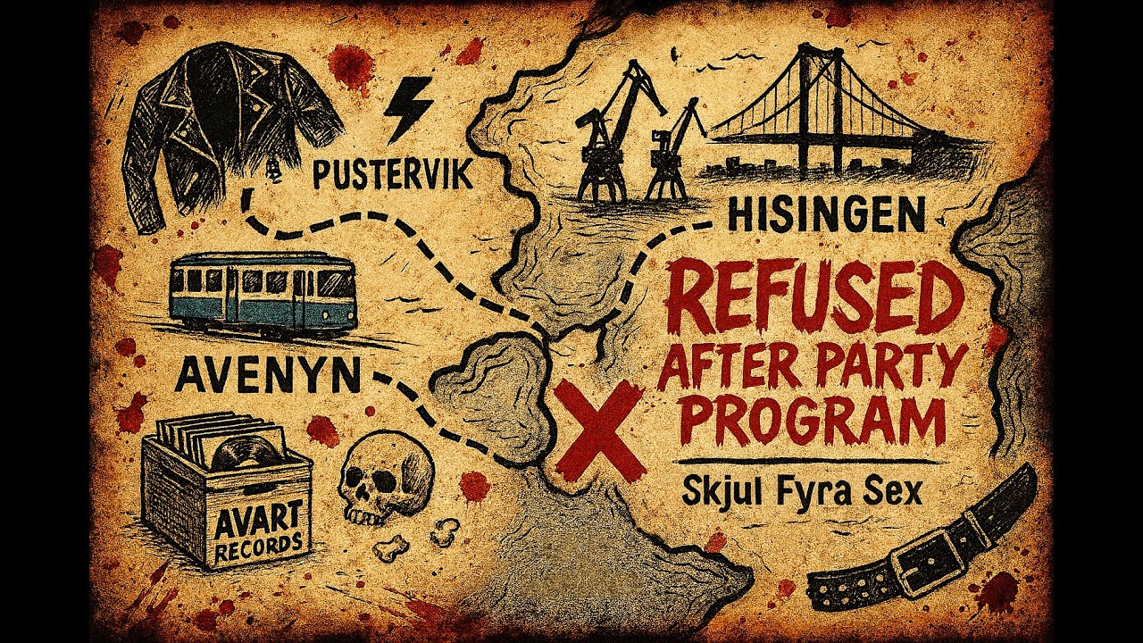 The Refused After Party Program in Gothenburg, Sweden (2025-12-12)