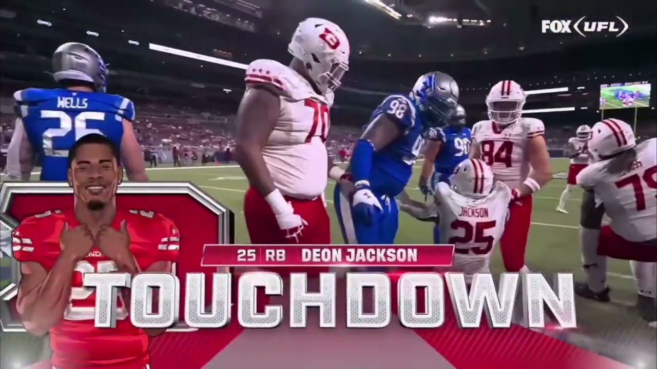 Deon Jackson 2025 XFL Championship Game Highlights vs Battlehawks