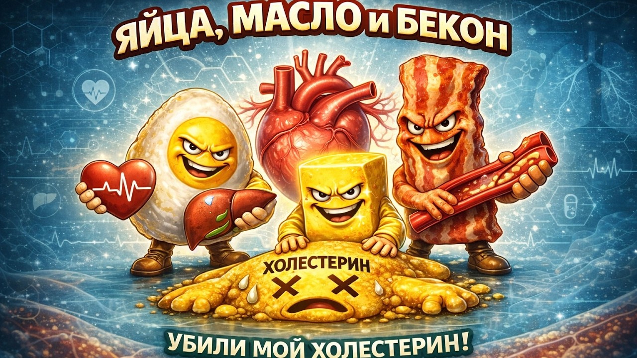 Холестерин: тебя обманывали годами! Яйца и масло ни при чём!