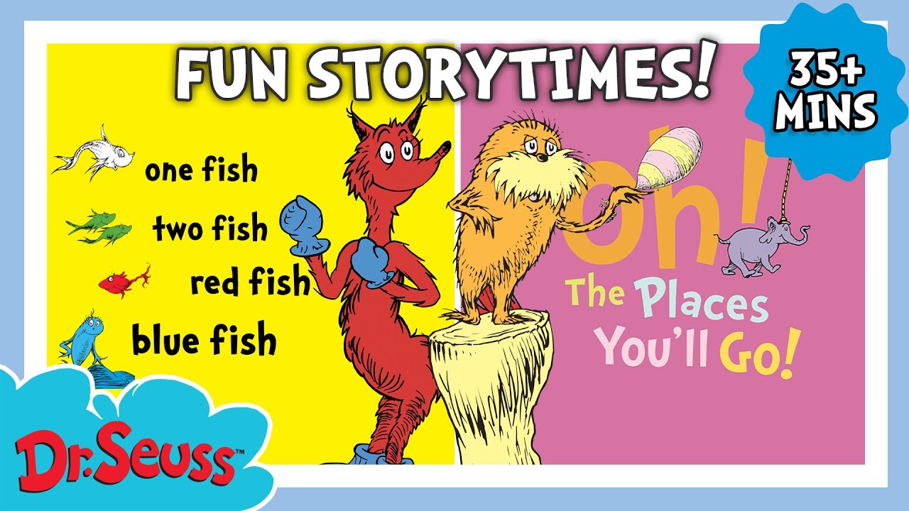 Quadruple Episode! Join Us for 4 Whimsical Dr. Seuss Story Read-Alongs! |  Storytime | Dr. Seuss