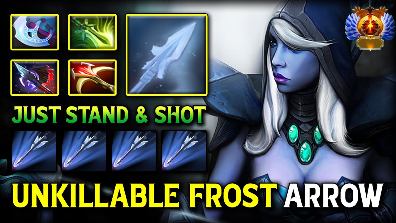UNKILLABLE FROST ARROW CARRY Drow Ranger | Just Stand & Shot Destroys All With Daedalus + Butterfly