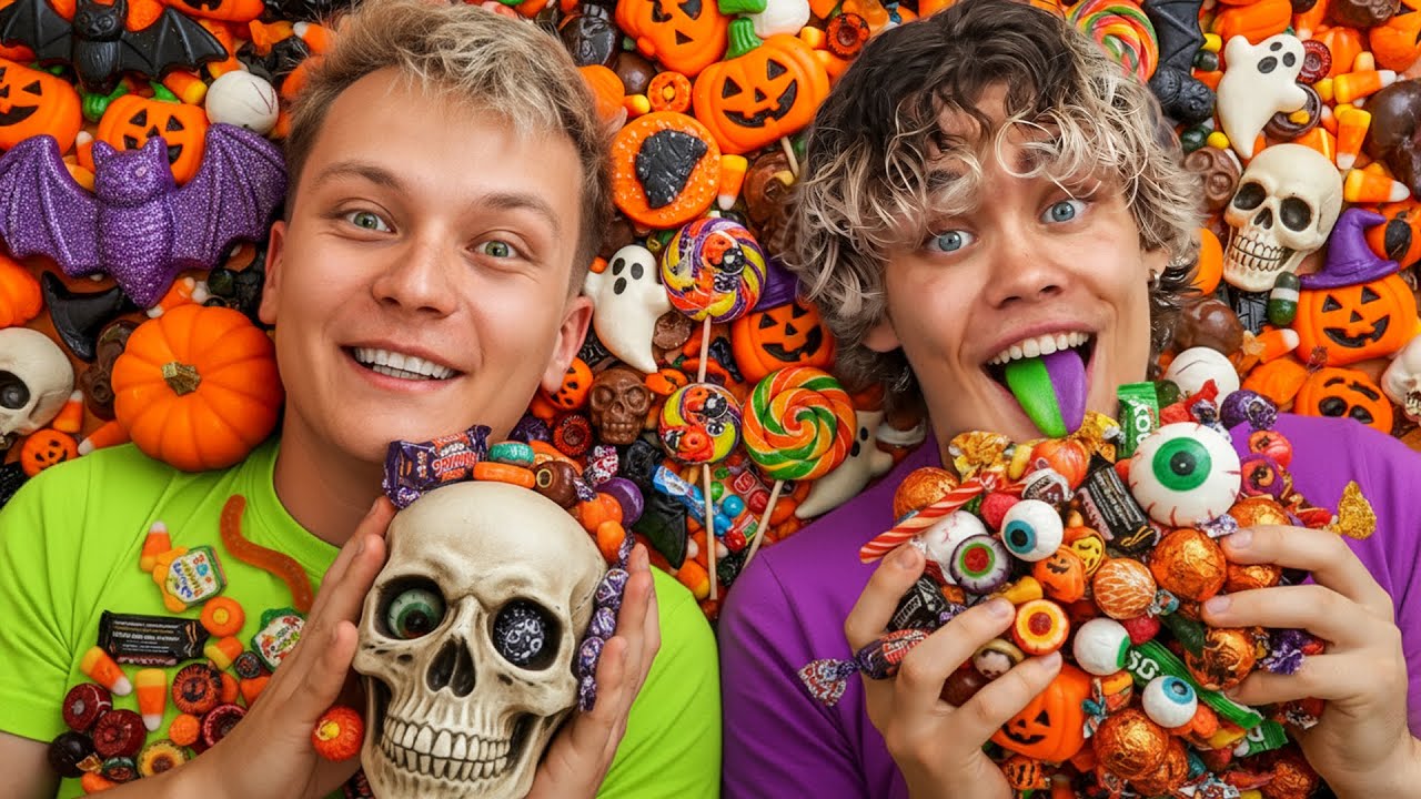 WIELKI TEST HALLOWEENOWYCH SŁODYCZY🎃