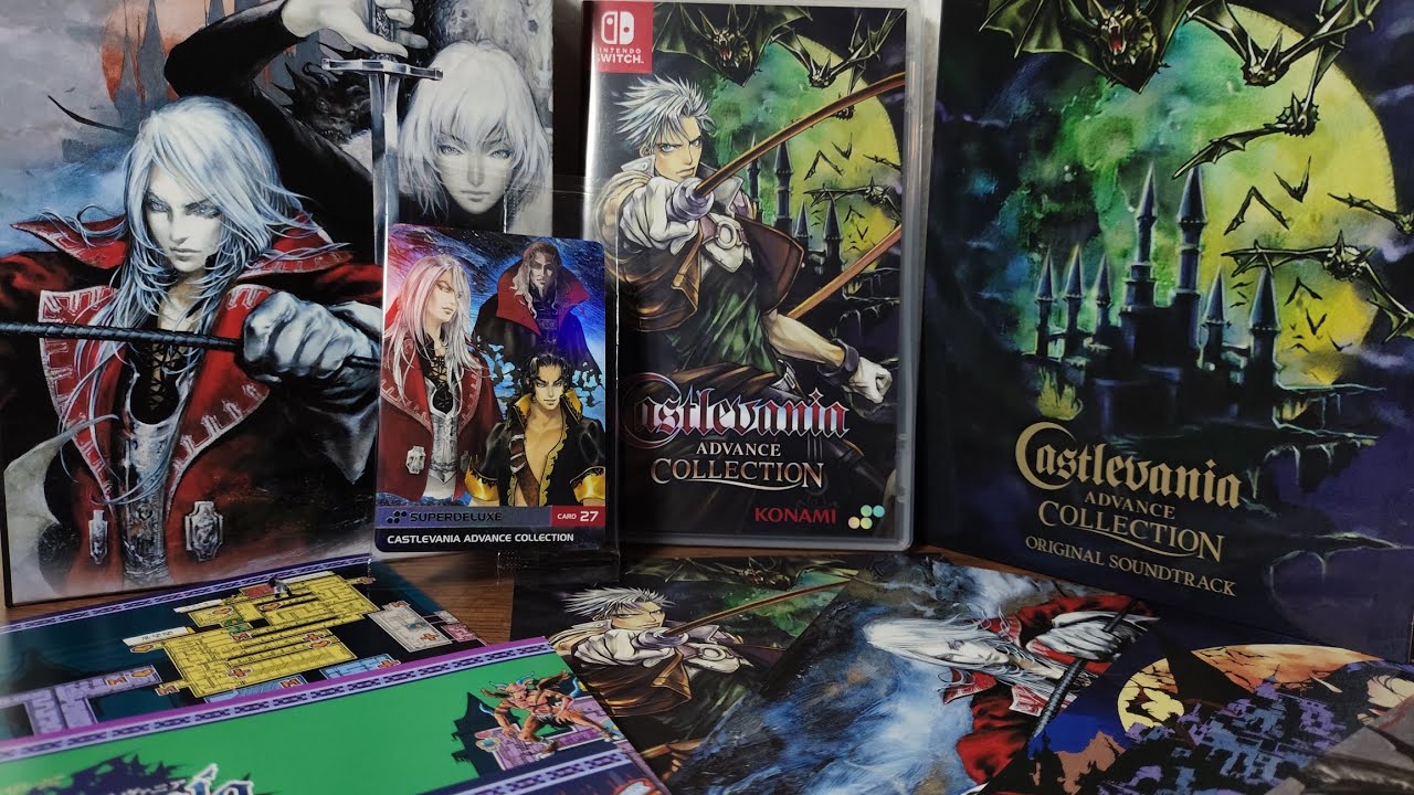 Castlevania advance collction Super Deluxe Unboxing #castlevania #nintendo #videogames #unboxing