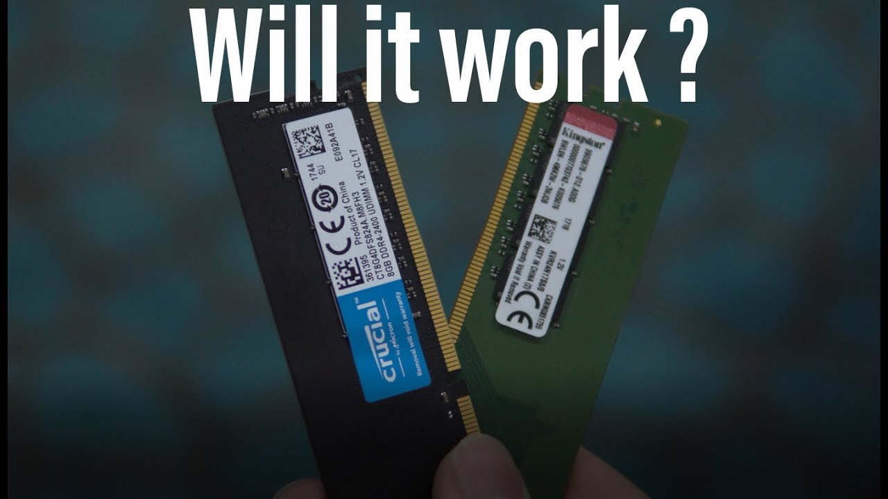 Does 2 Different ram brands and frequency work in a desktop?