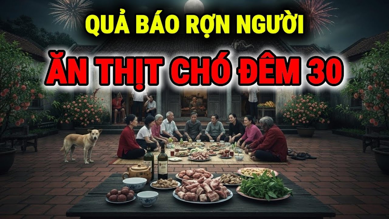 ĂN THỊT CHÓ ĐÊM 30 - QUẢ BÁO Kinh Hoàng Khiến Cả Làng Rùng Mình