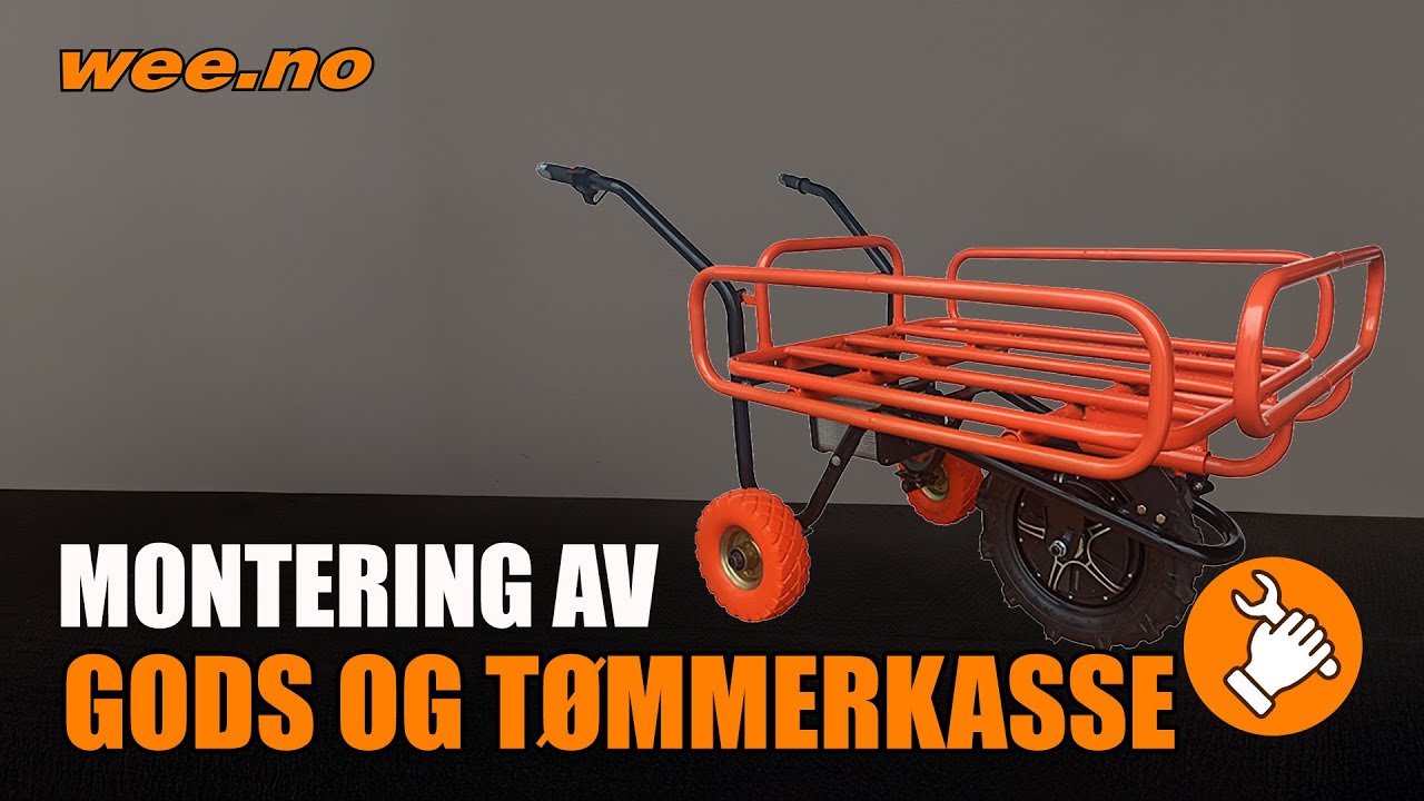 Montering av gods- og tømmerkasse til Astrix 1 og 2