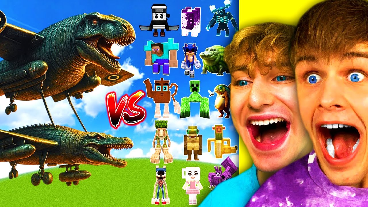 NUCLEARO DINOSSAURO vs VŠECHNY OSTATNÍ BRAINROT POSTAVY!