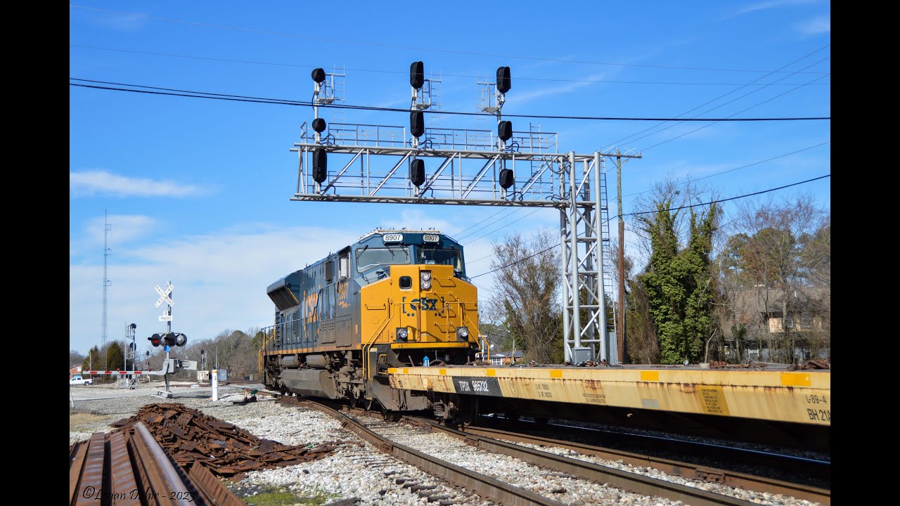 CSXT S210-09 | Empty Military Train
